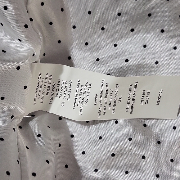 Kensie Lined, Gray Blazer Sz L - Picture 5 of 7